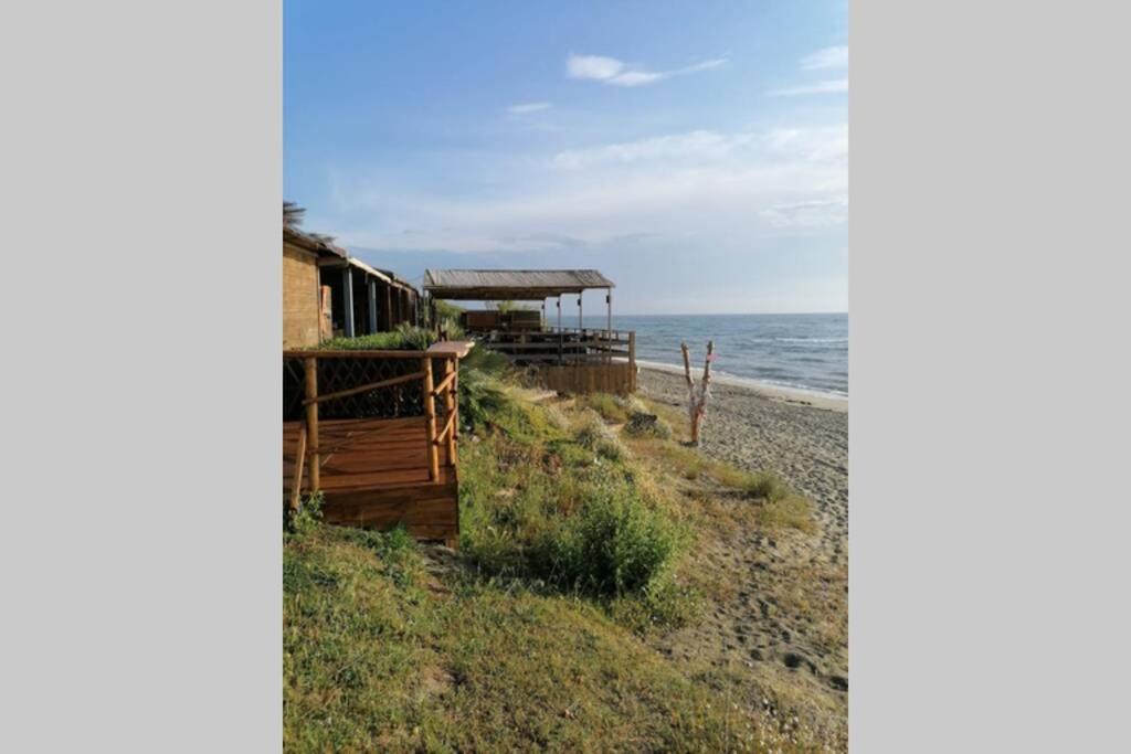Studio 4 Personnes Bord De Mer Avec Piscine Wifi Cervione Kültér fotó