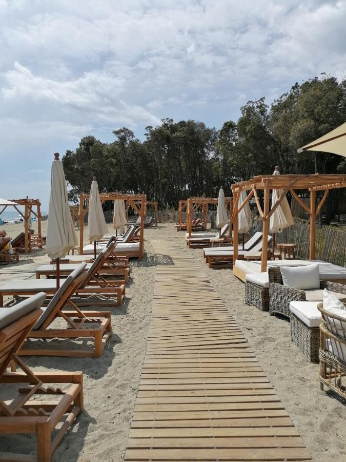 Studio 4 Personnes Bord De Mer Avec Piscine Wifi Cervione Kültér fotó